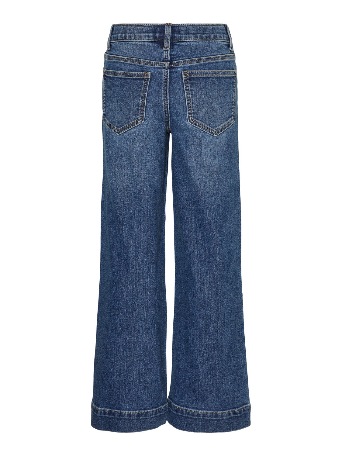 Vero Moda VMDAISY Høyt snitt Wide Fit Jeans -Medium Blue Denim - 10294506