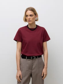 Vero Moda AWNAIMA T-Shirt -Zinfandel - 10294544