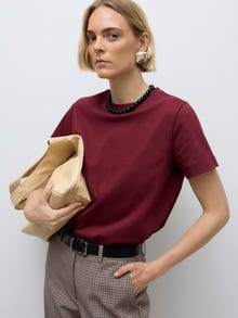 Vero Moda AWNAIMA T-Shirt -Zinfandel - 10294544