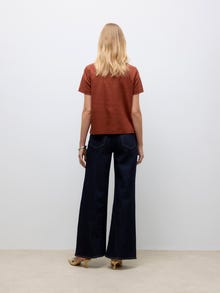 Vero Moda AWNAIMA T-shirt -Brandy Brown - 10294544