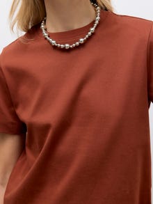 Vero Moda AWNAIMA T-shirt -Brandy Brown - 10294544