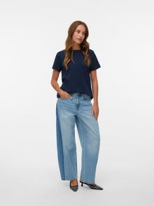 Vero Moda AWNAIMA Kratka majica -Dark Sapphire - 10294544