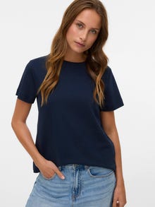 Vero Moda AWNAIMA Kratka majica -Dark Sapphire - 10294544
