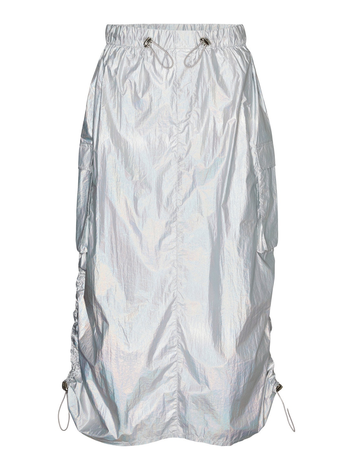 Vero Moda SOMETHINGNEW X AISHA POTTER Midi skirt -Silver - 10294552