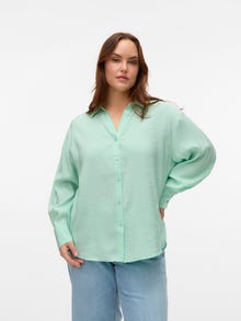 Vero Moda VMQUEENY Camisas -Birds Egg Green - 10294568