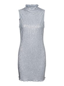 Vero Moda SOMETHINGNEW X AISHA POTTER Kort klänning -Silver - 10294593