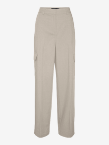 Vero Moda VMZELDA High rise Trousers -Silver Lining - 10294763