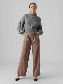 Vero Moda VMREMAIN Trøje -Medium Grey Melange - 10294771