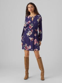 Vero Moda VMSHILAH Kort klänning -Astral Aura - 10294992