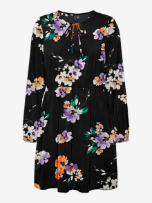 Vero Moda VMSHILAH Trumpa suknelė -Black - 10294992