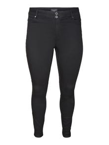 Vero Moda VMCSOPHIA Hohe Taille Slim Fit Jeans -Black Denim - 10295004
