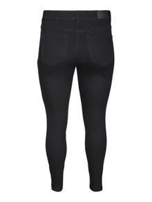 Vero Moda VMCSOPHIA Hög midja Slim Fit Jeans -Black Denim - 10295004