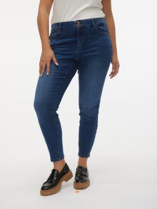 Vero Moda VMCSOPHIA High rise Slim Fit Jeans -Dark Blue Denim - 10295005