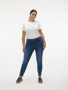 Vero Moda VMCSOPHIA Krój slim Jeans -Dark Blue Denim - 10295005