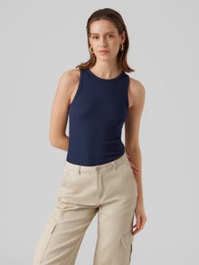 Vero Moda VMROMA Tank-Top -Navy Blazer - 10295022