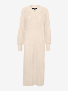 Vero Moda VMEVALU Kurzes Kleid -Eggnog - 10295027