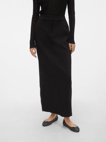 Vero Moda VMGABRIELLE High waist Long Skirt -Black - 10295038