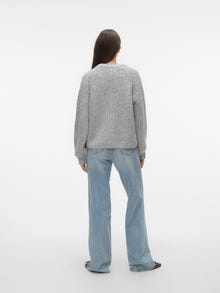 Vero Moda VMGENEVA Knit Cardigan -Light Grey Melange - 10295059