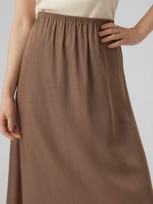Vero Moda VMINA Midi skirt -Brown Lentil - 10295151