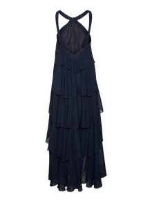 Vero Moda VMFELICIA Lang kjole -Navy Blazer - 10295237