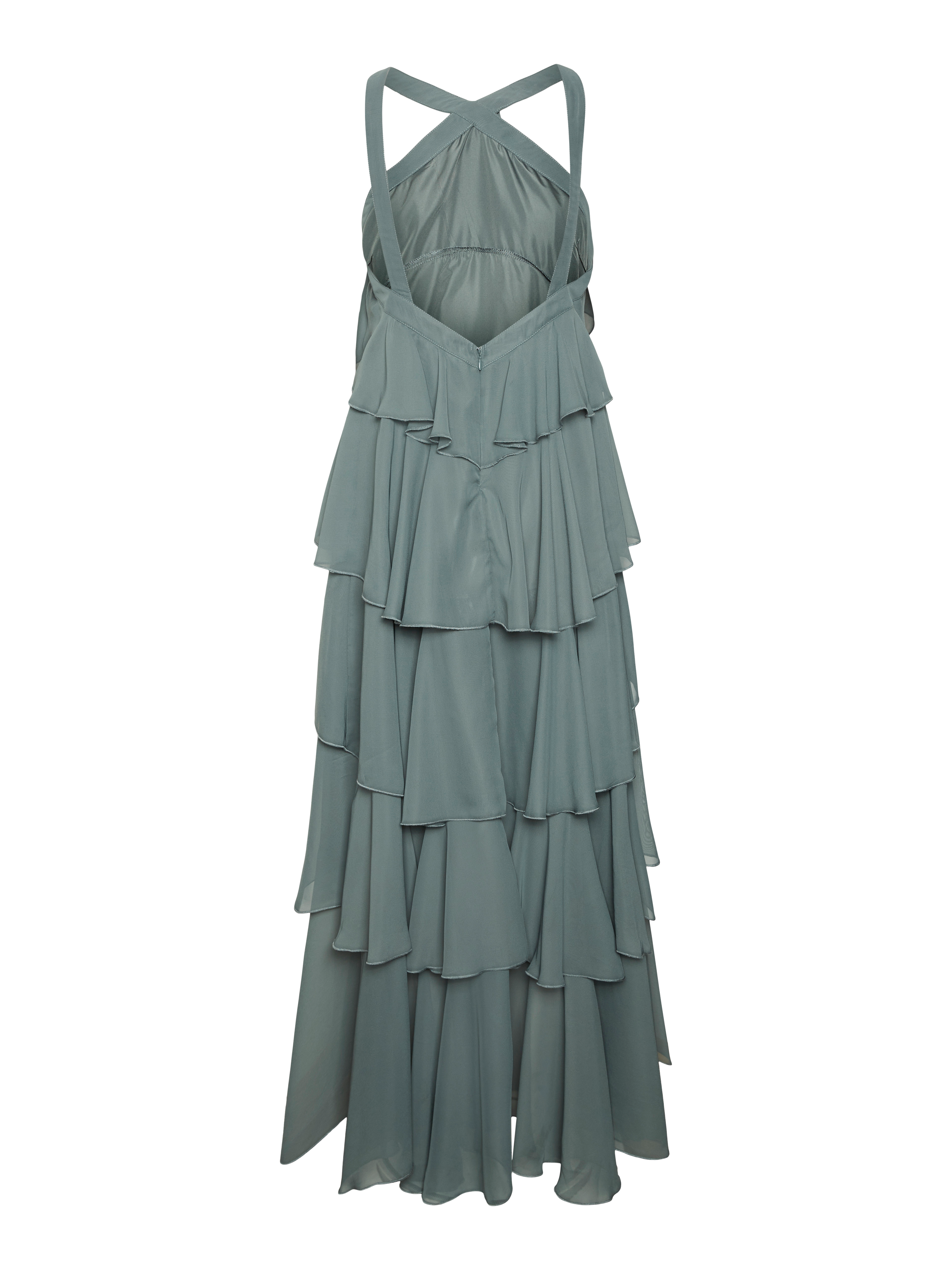 VMNELLIE Long Dress - Fog Green main image 0