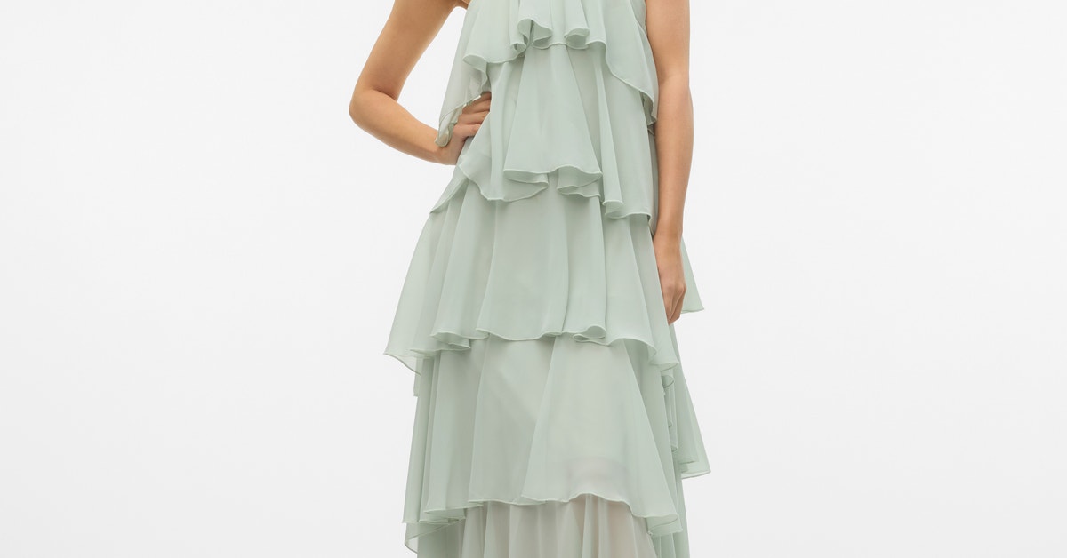 VERO MODA dam klänningVMNATALI - Radiant Yellow