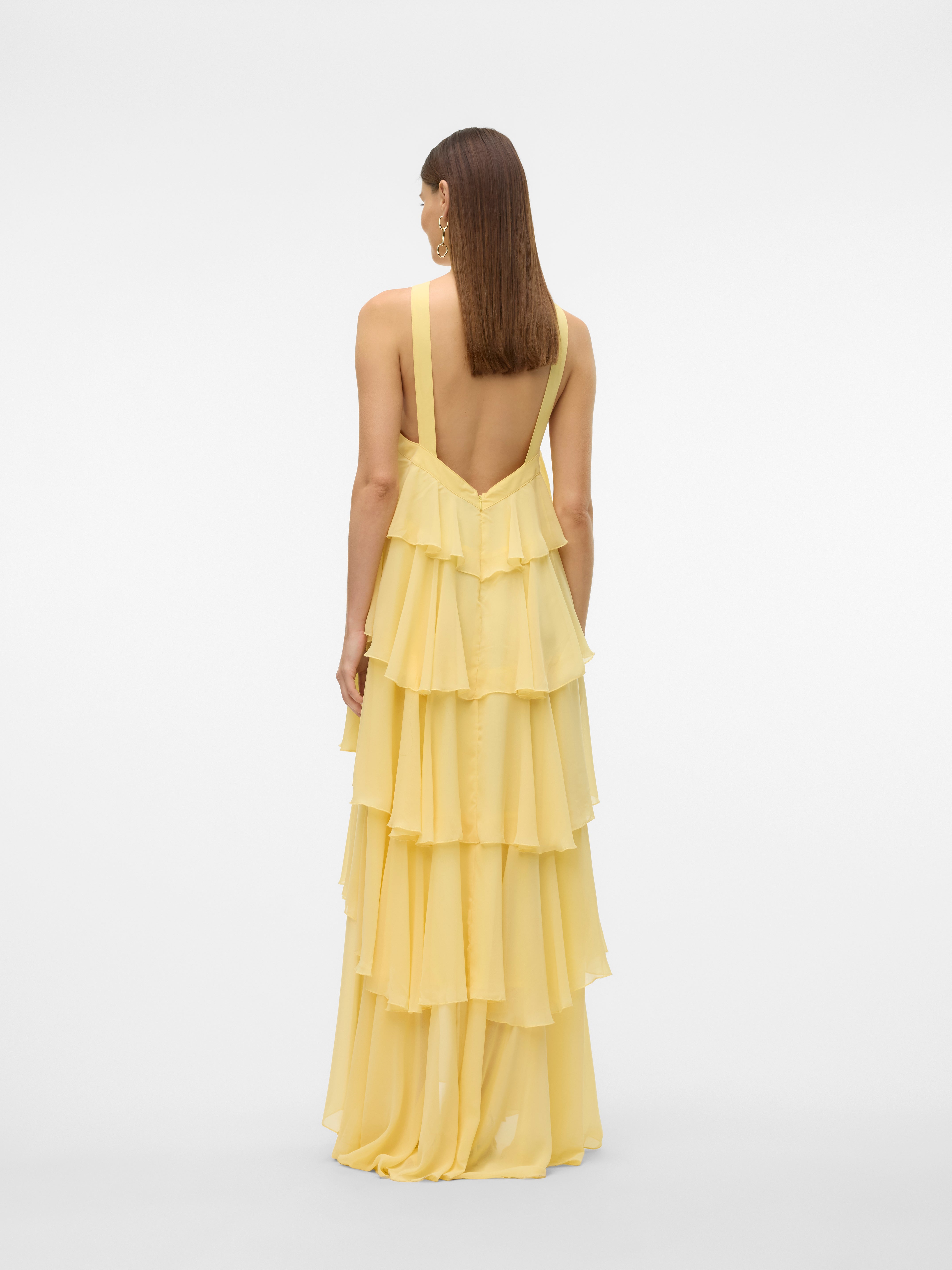 VMFELICIA Lang kjole | Medium gul | Vero Moda®