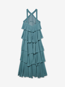 Vero Moda VMFELICIA Langes Kleid -North Atlantic - 10295237