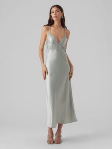 Vero Moda VMFELICIA Midi dress -Puritan Gray - 10295254