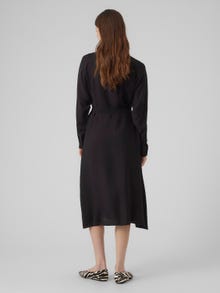 Vero Moda VMDEBBY Midi dress -Black - 10295296