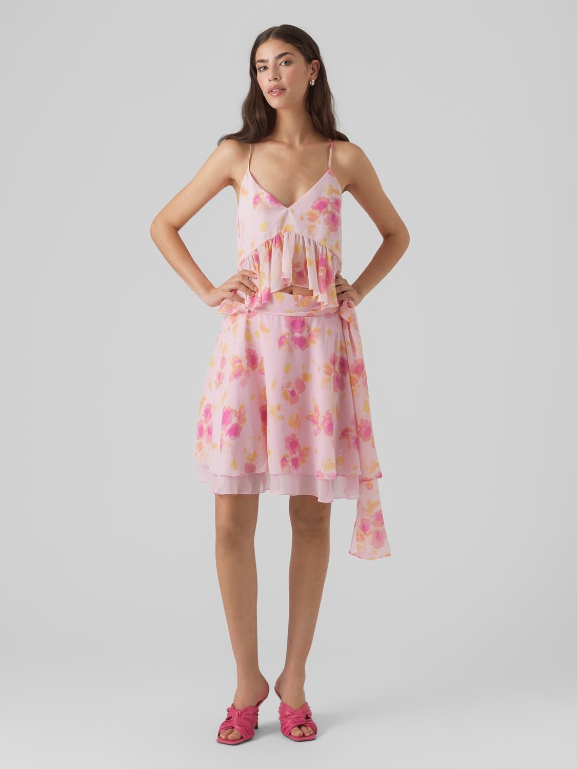 Vero Moda VMFELICIA Kort kjol -Cherry Blossom - 10295340