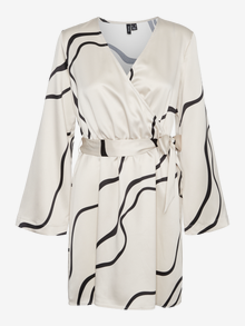 Vero Moda VMMERLE Robe courte -Pumice Stone - 10295426