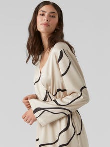 Vero Moda VMMERLE Robe courte -Pumice Stone - 10295426