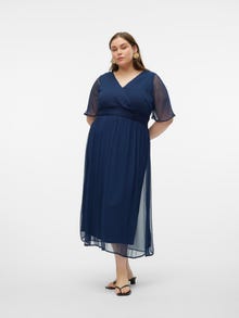 Vero Moda VMMIA Dolga obleka -Navy Blazer - 10295445