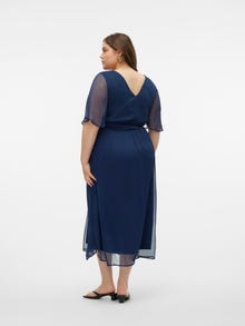 Vero Moda VMMIA Dolga obleka -Navy Blazer - 10295445
