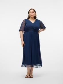 Vero Moda VMMIA Dolga obleka -Navy Blazer - 10295445