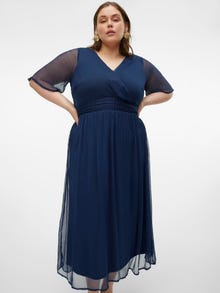 Vero Moda VMMIA Dolga obleka -Navy Blazer - 10295445