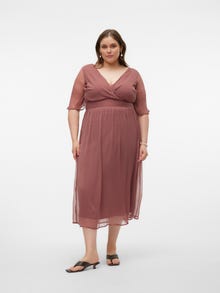 Vero Moda VMMIA Lang kjole -Rose Brown - 10295445