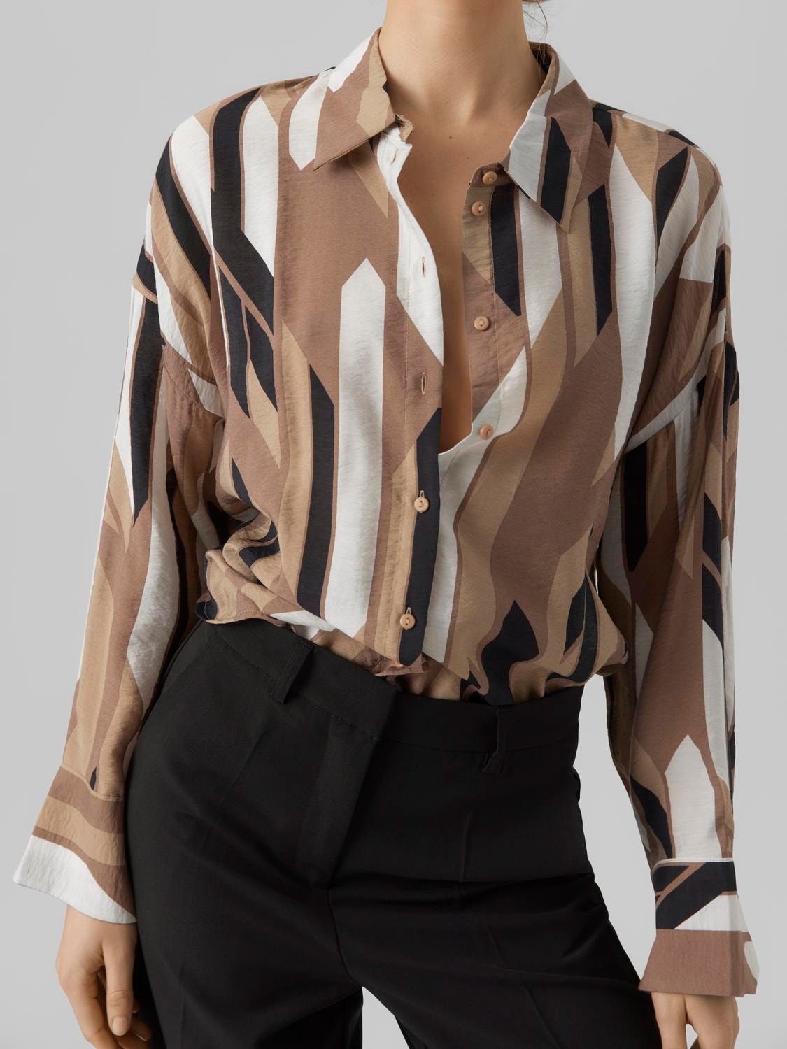 VMNUNA Shirt | Medium Brown Vero Moda® 
