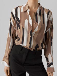 Vero Moda VMNUNA Shirt -Brown Lentil - 10295476