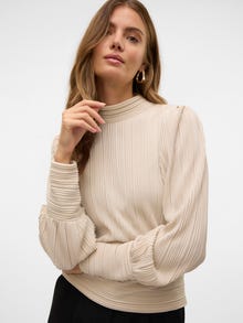 Vero Moda VMAURORA Top -Pumice Stone - 10295544