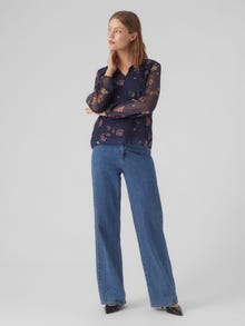 Vero Moda VMMILLA Top -Navy Blazer - 10295551