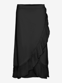 Vero Moda VMWONDA Høj talje Lang nederdel -Black - 10295562