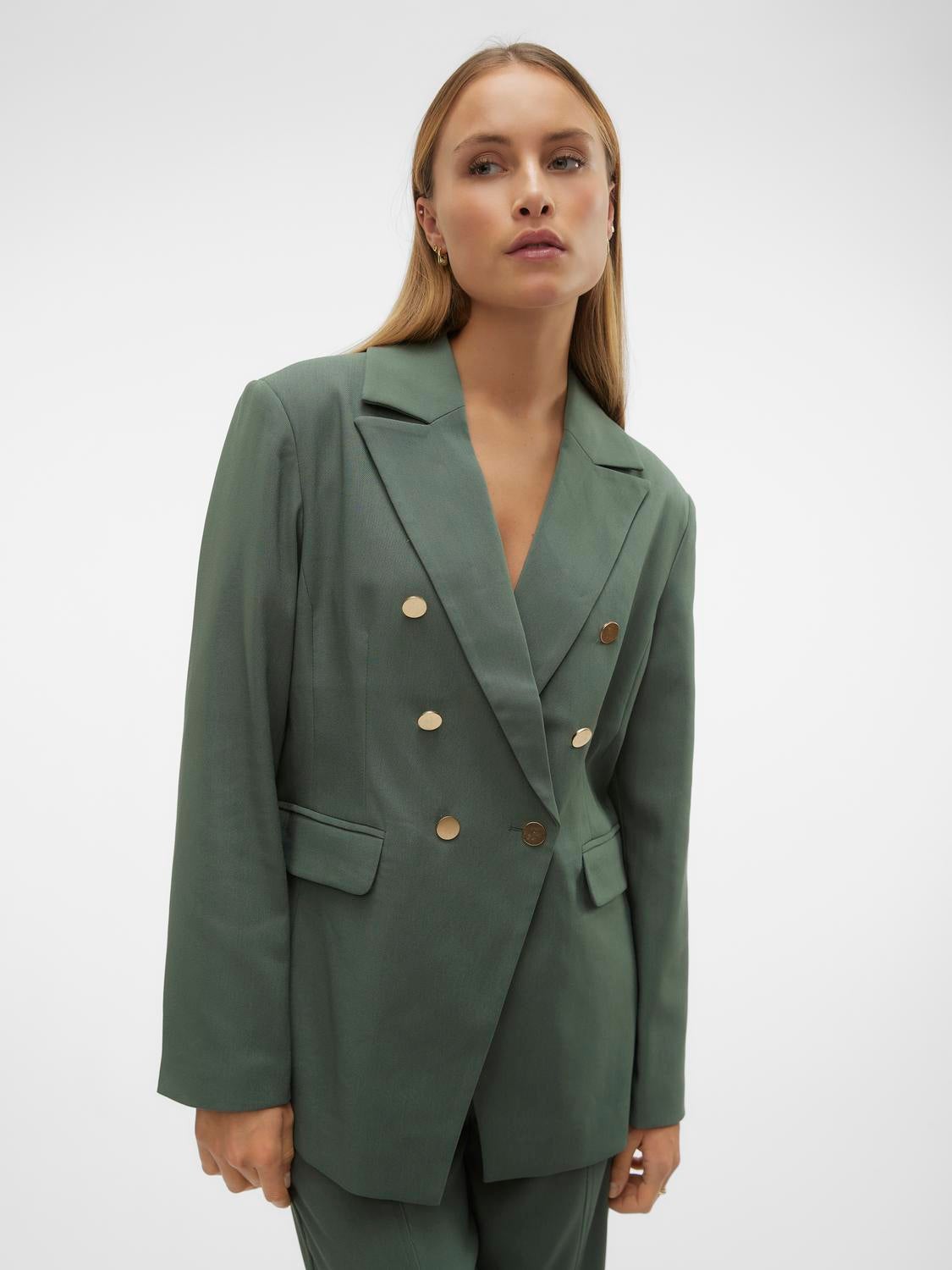 Vero moda double hot sale breasted blazer