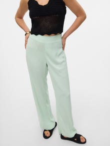 Vero Moda VMGISELLE Taille haute Pantalons -Celadon - 10295598
