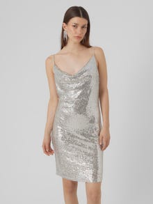 Vero Moda VMKAJE Kurzes Kleid -Silver Colour - 10295675