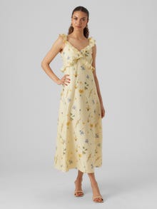 Vero Moda VMMADELEINE Robe longue -Anise Flower - 10295717