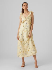 Vero Moda VMMADELEINE Robe longue -Anise Flower - 10295717