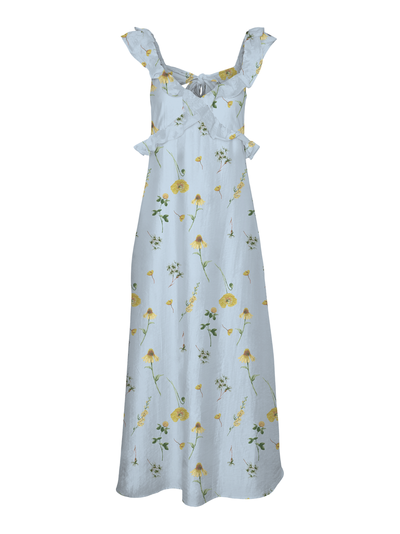 Vero Moda VMMADELEINE Lång klänning -Delicate Blue - 10295717