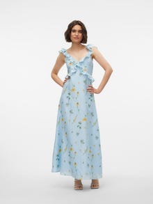Vero Moda VMMADELEINE Długa sukienka -Delicate Blue - 10295717